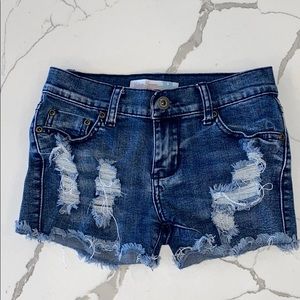Vintage Havana Girls Distressed Shorts 10